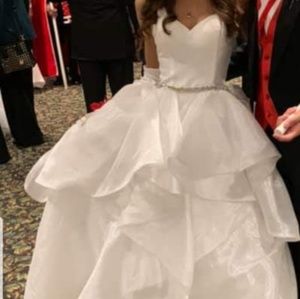 White Cotillion Dress